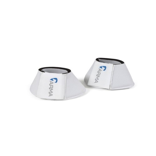 Botas de neoprene brancas fechadas ARMA para cavalos