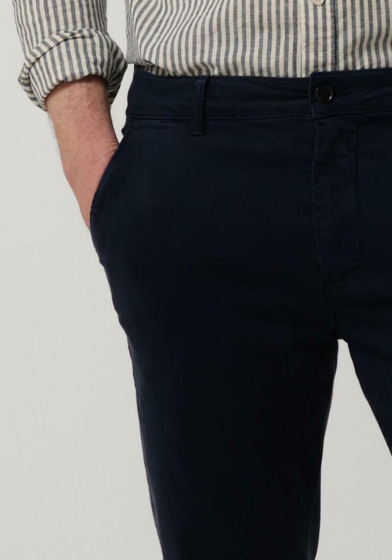 MINIMUM donkerblauwe minimum chino lavis