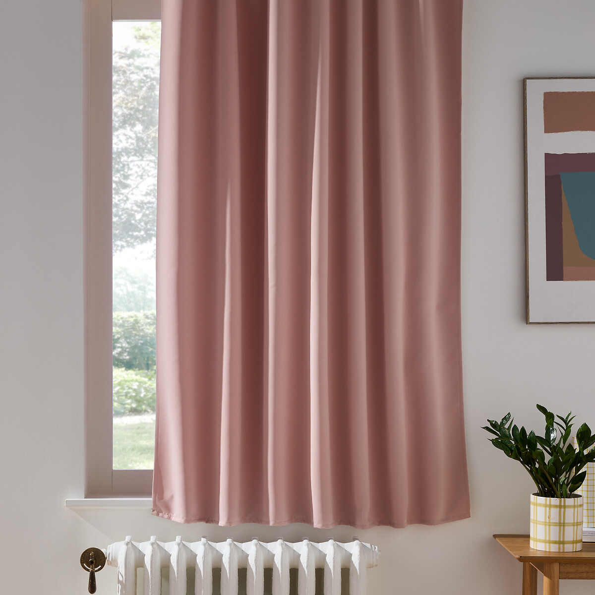 LA REDOUTE INTERIEURS<br>Cortina blackout com ilhós, radiador, Voda