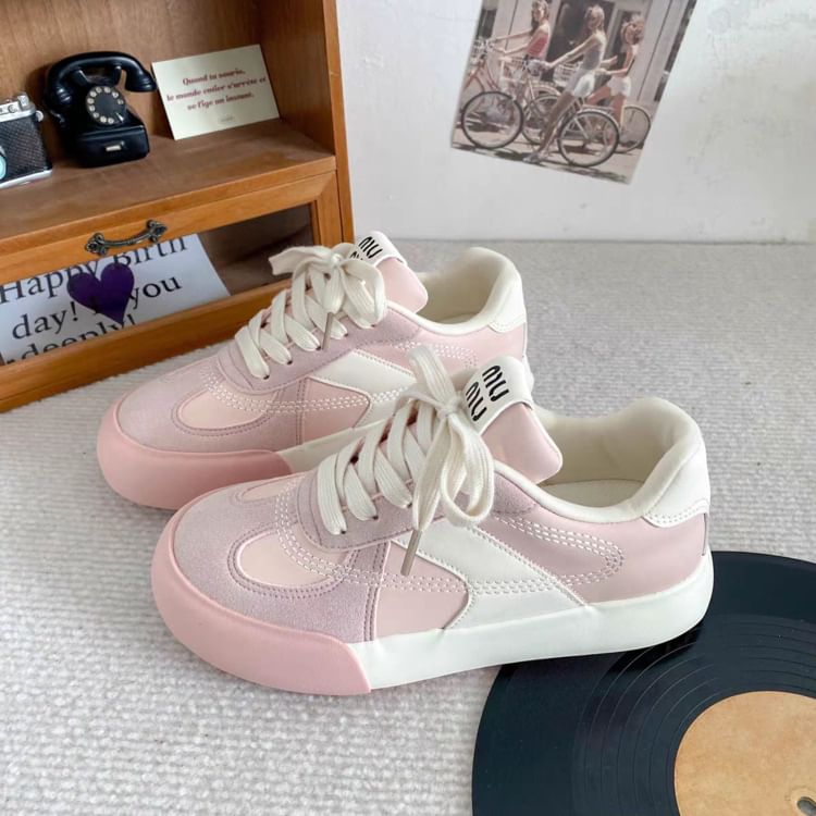 caneik - Color Block veterschoenen