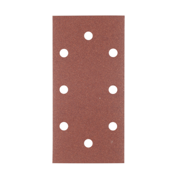 Irwin schuurvel 190 x 93 mm K80 zelfhechtend, met perforatie voor B+D, 5 stuks.