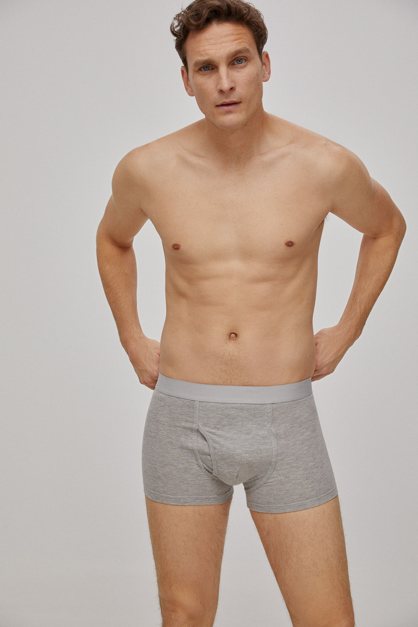 Cueca boxer - Cinza