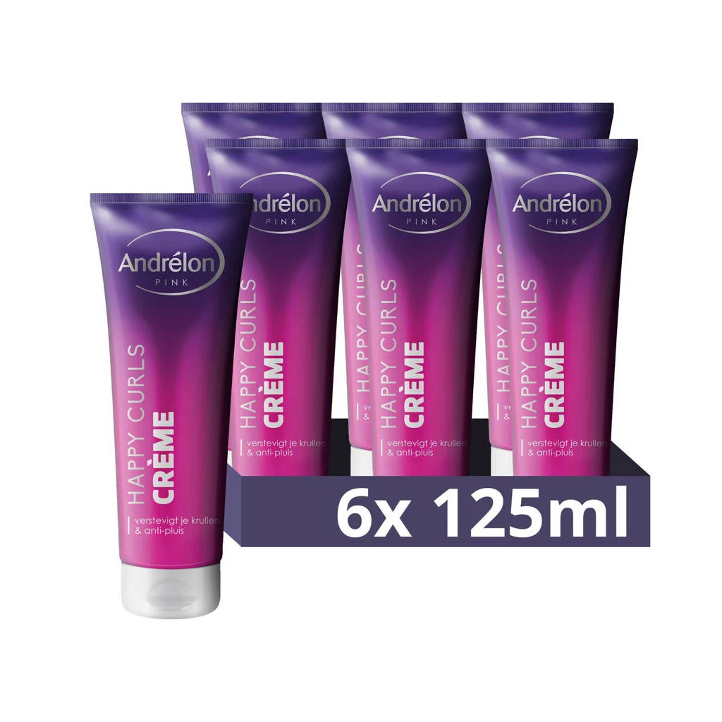 Goede CG crème!Happy Curls haarcrème - 6 x 125 ml