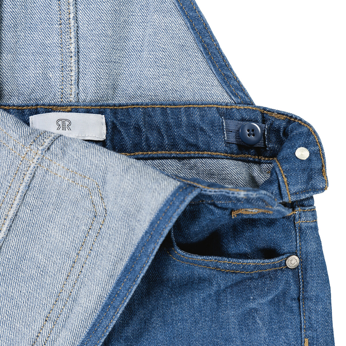 COLEÇÕES LA REDOUTE<br>Salopete em jeans