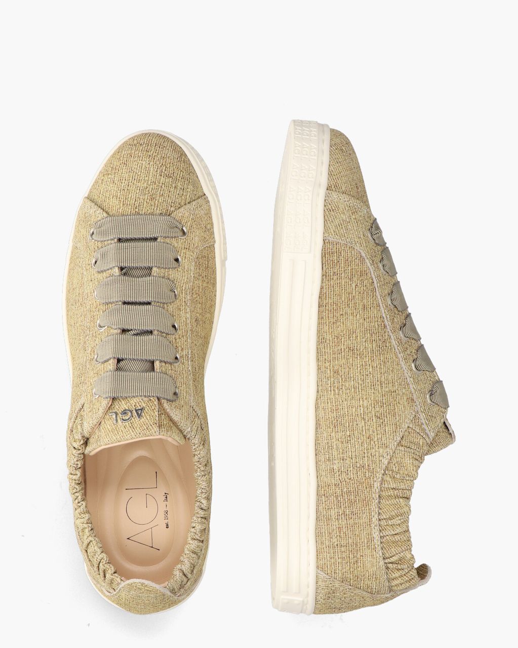 AGL Suzie Beige Damessneakers