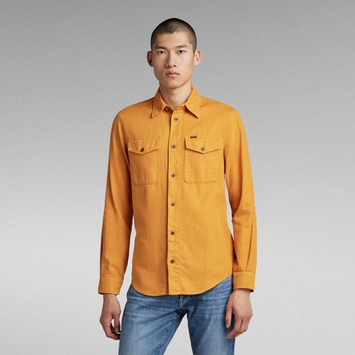 G-Star Raw - D20165 7647 MARINE SLIM-DULL YELLOW GD Blanco