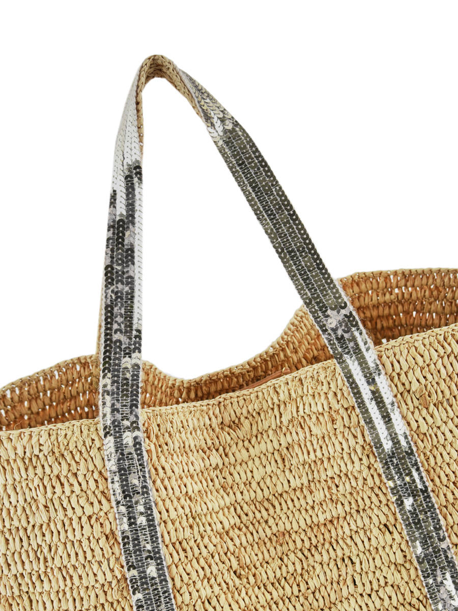 Grand sac Le Cabas raphia et paillettes VANESSA BRUNO