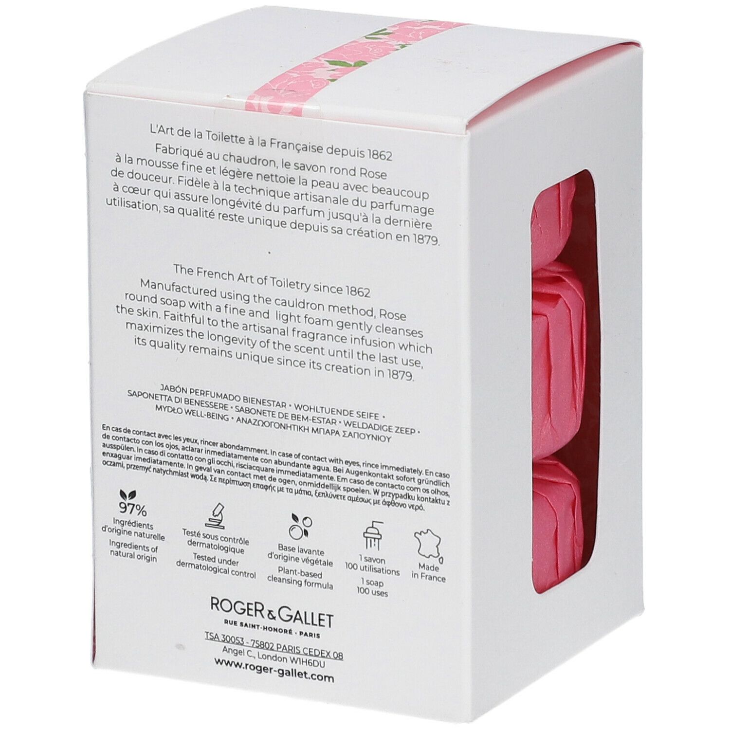 ROGER & GALLET ROSE Wohltuende Seife
