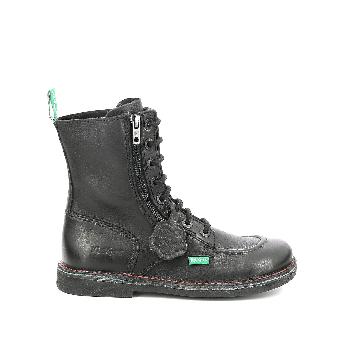 KICKERS<br>Botas de couro Meetickzip