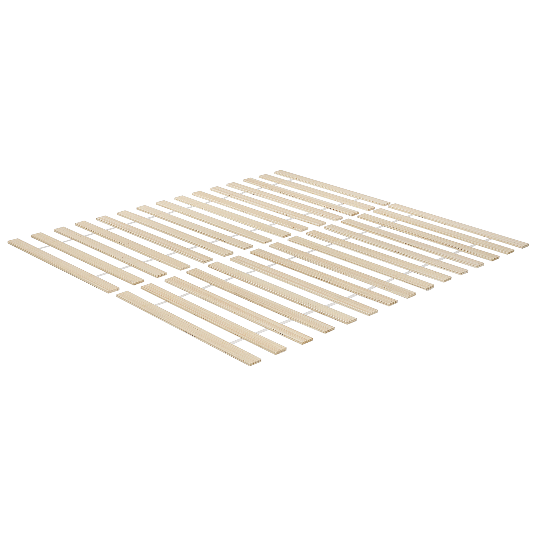 Beliani-CARNAC -Tweepersoonsbed-Lichtbruin-160 x 200 cm-Rubberhout