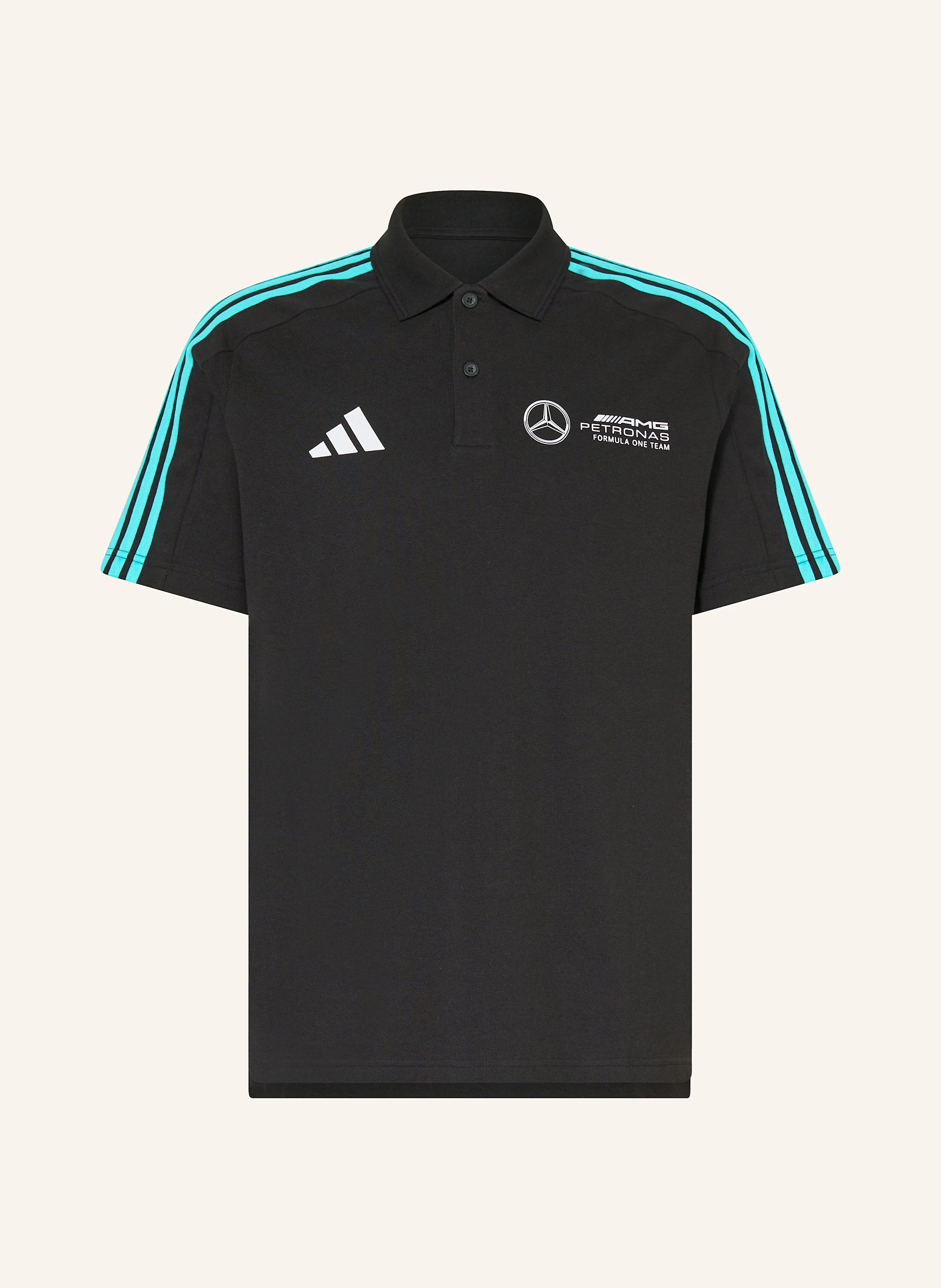 adidas Piqué-Poloshirt MERCEDES - AMG PETRONAS FORMULA ONE TEAM DNA POLO MEN
