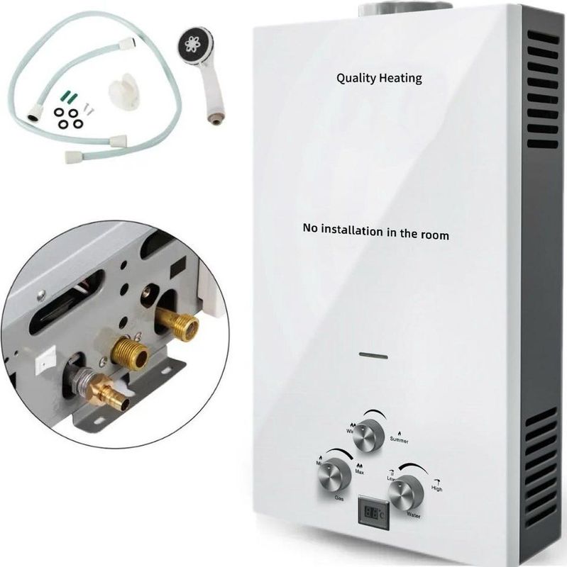 Propaan - Geiser 12L - LPG Geiser - Douche - Compact Design