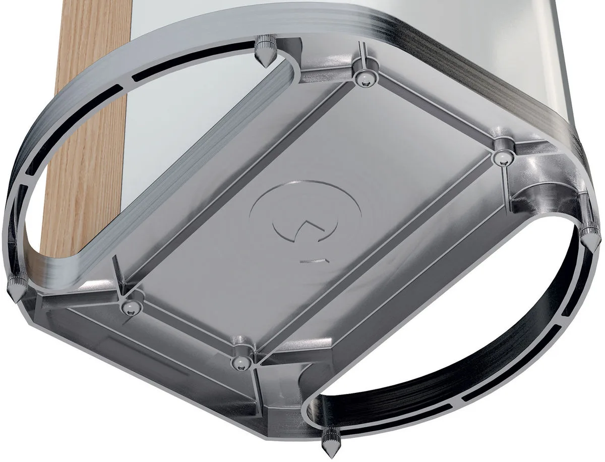 Q Acoustics Concept 500 Blanc & Chêne (la paire) Enceintes colonne