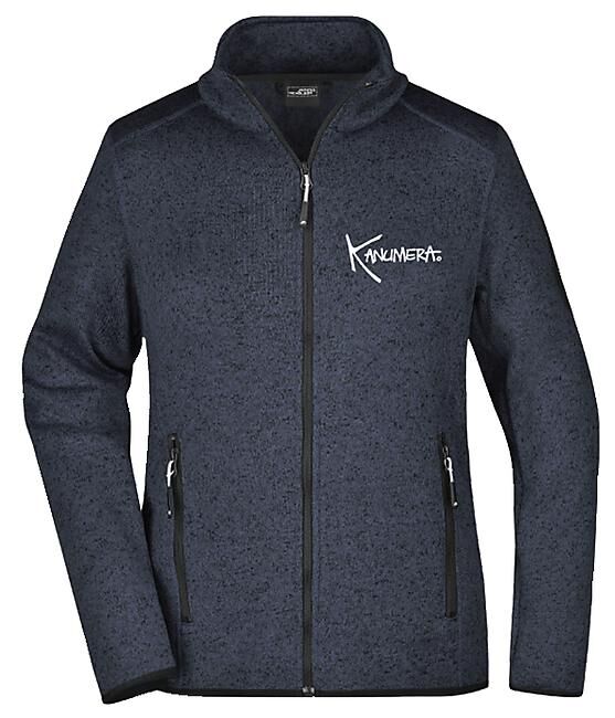 KANUMERA - VESTE POLAIRE TRICOTEE SS CAPUCHE HIPPOCAMPE FEMME