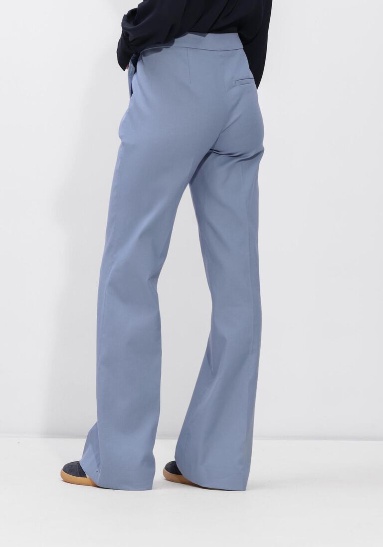 lichtblauwe luisa cerano flared broek 638876/3806-00