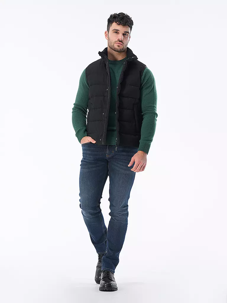 GIMO'S Steppgilet schwarz