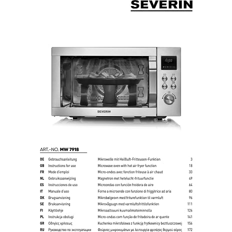 Severin mikroovn MW 7918