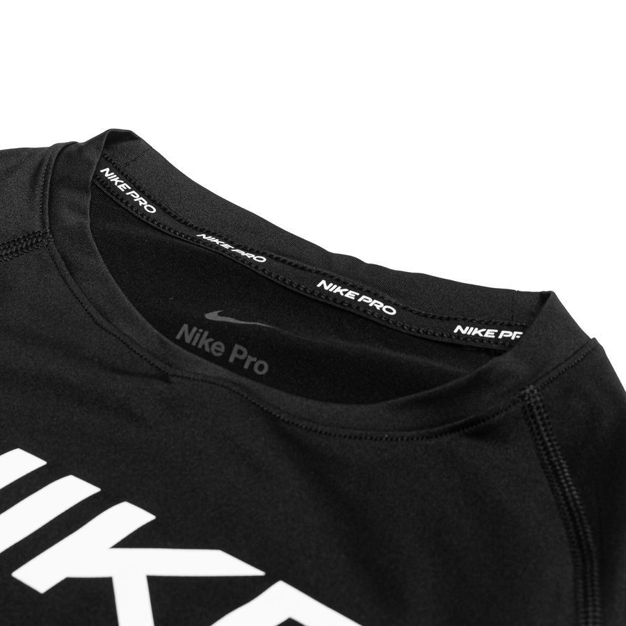 Nike Pro Maillot d'Entraînement Dri-FIT - Noir/Blanc Enfant