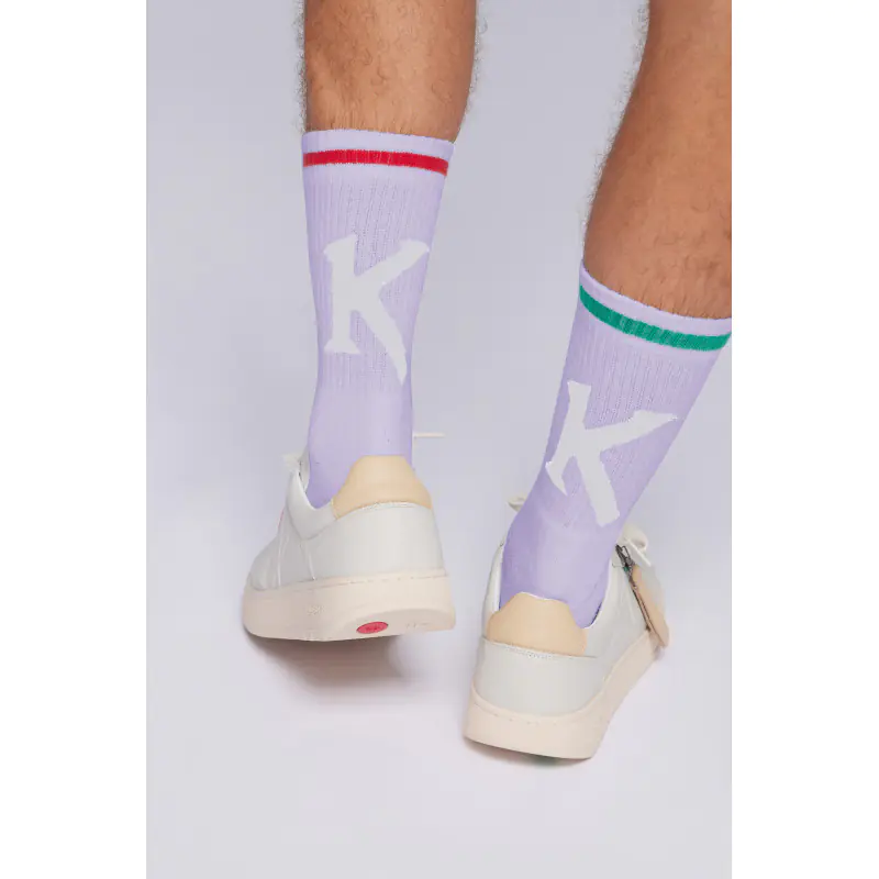 ORGANIC BIG K SOCKS LILA CHAUSSETTES No Gender