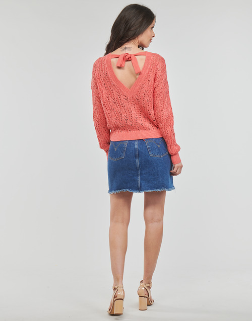 Vero Moda - VMVERENA LS OPEN BOW BACK PULLOVER BOO - Corail