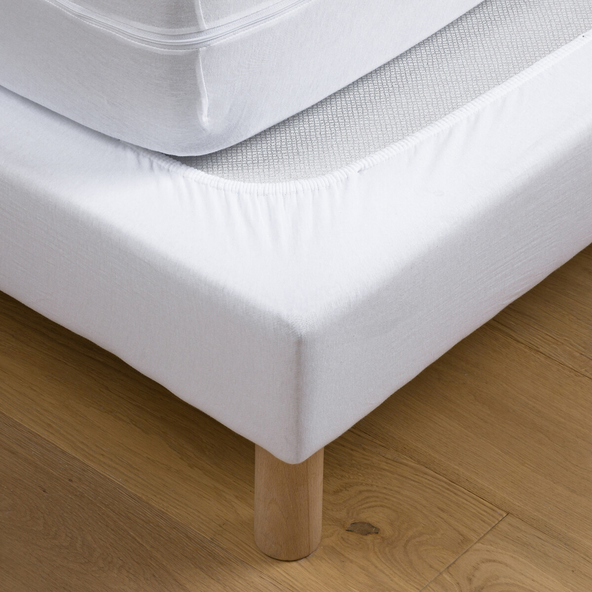 LA REDOUTE INTERIEURS<br>Sapatos boxspring 100% jersey algodão Alt.30cm