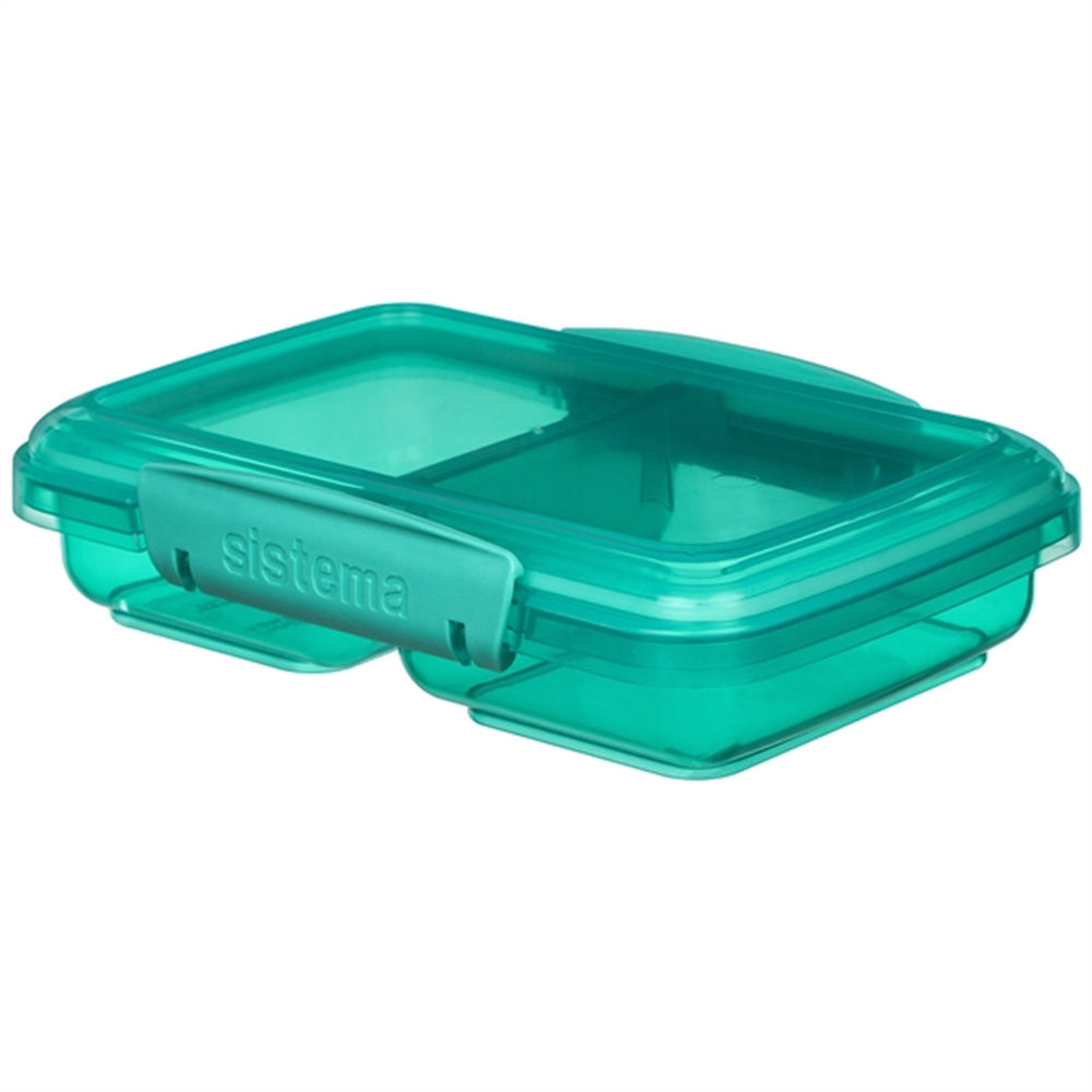 Køb Sistema Small Split Madkasse 350 ml Teal