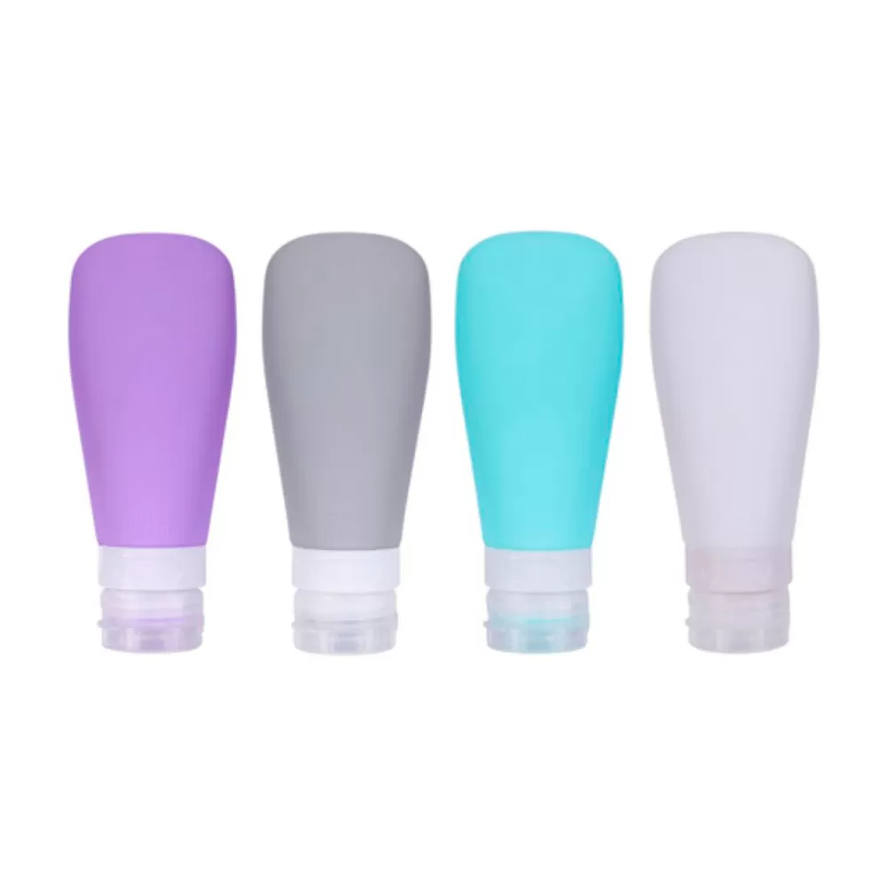UNIQ Silikone Rejseflasker 90 ml.  - 4 stk.