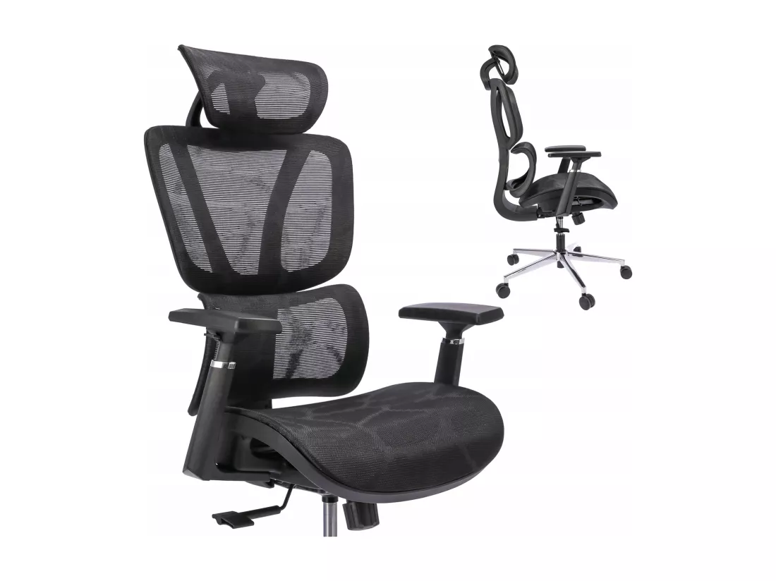 Fauteuil NEOVA noir chaise