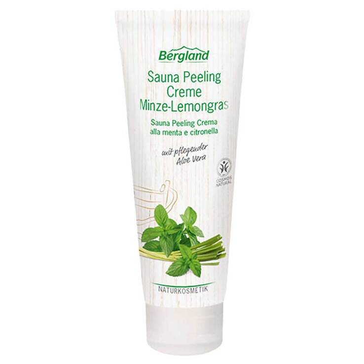 Sauna Peeling Creme Minze-Lemongras, 100 ml