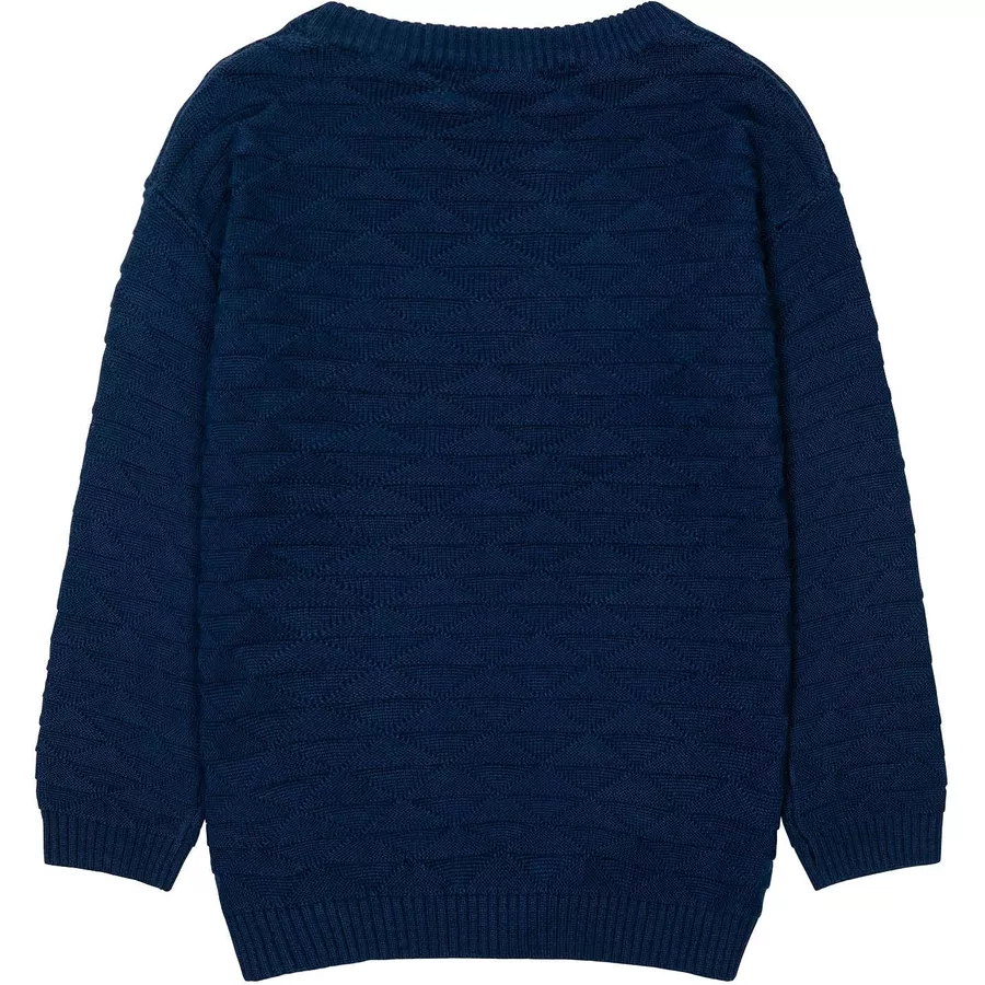 MINOTI Strickpullover Blau