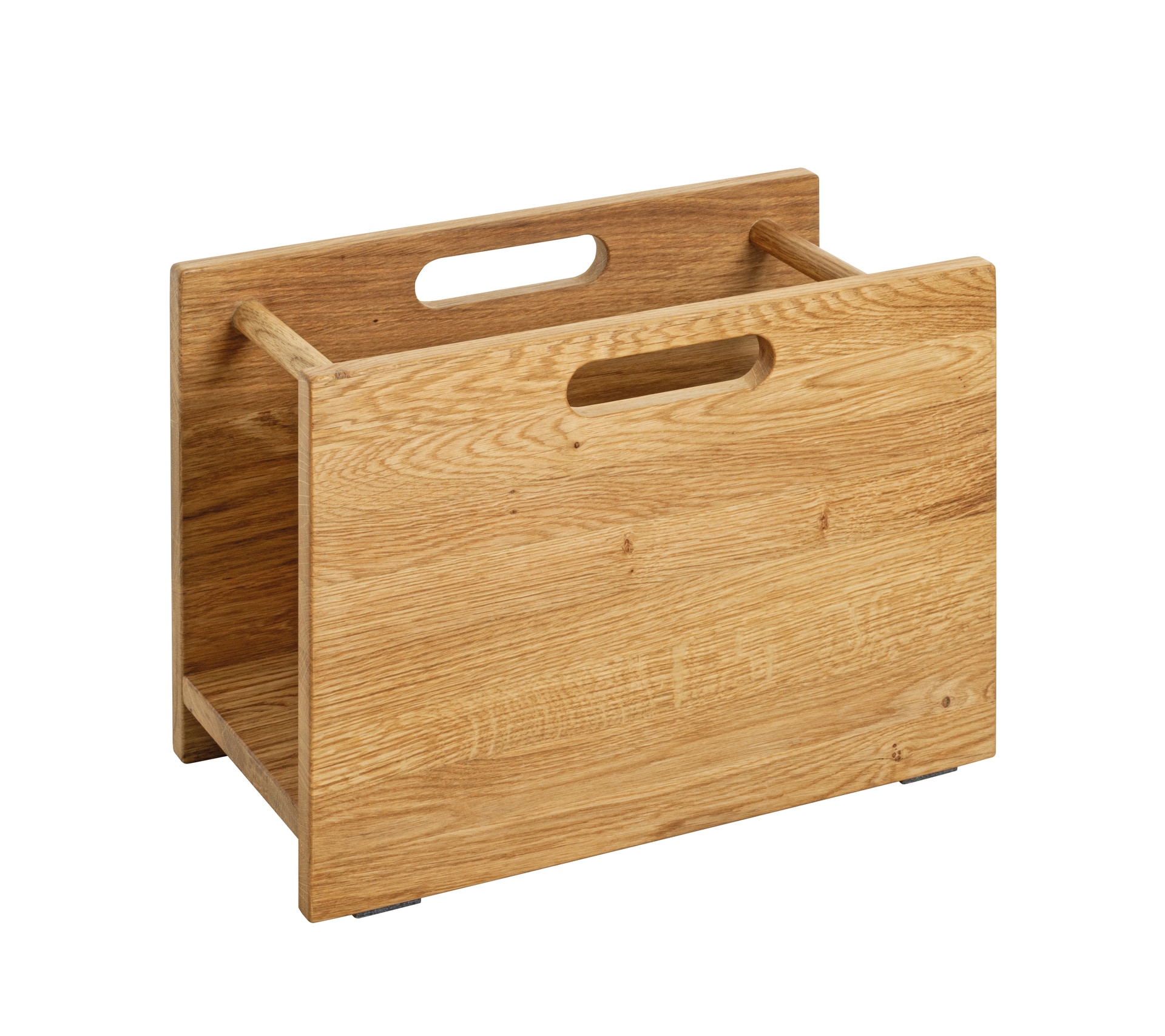 Zeitungsständer 40 x 30 cm Eiche massiv