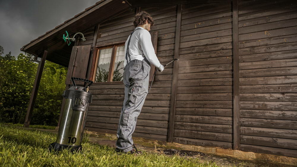 Puvérisateur à pression préalable ik metal inox 10l - construction et industrie