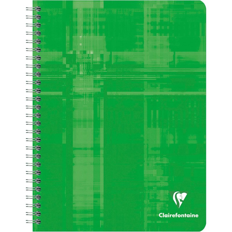 Cahier spirale Clairefontaine Metric 17 x 22 cm petits carreaux 100 pages