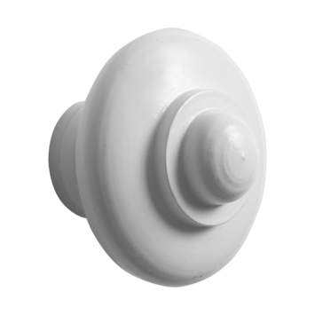 Knop Lydia wit 42 mm