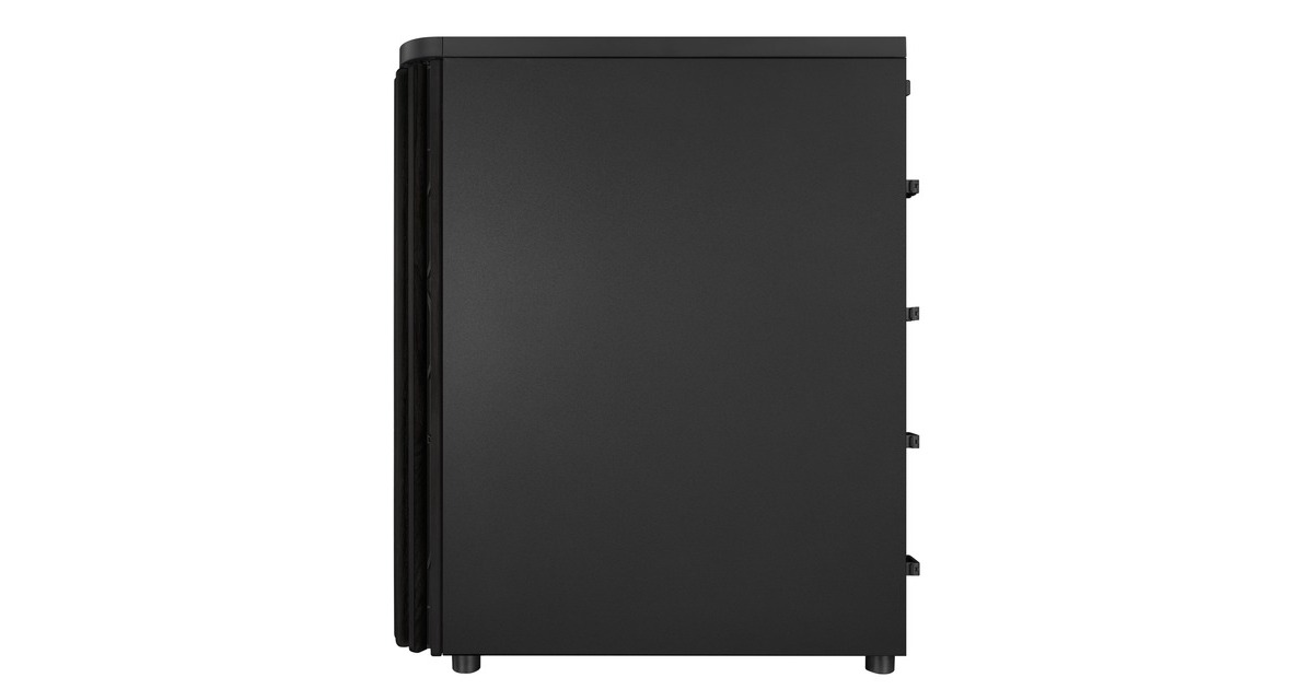 ASUSProArt PA401 Wood Edition - Tempered Glass Panel midi tower behuizing  (Zwart | 2x USB-A | 1x USB-C | Tempered Glass)