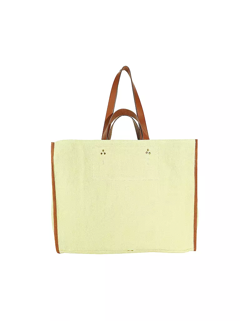 JEROME DREYFUSS Leinentasche - Shopper LEON Large gelb