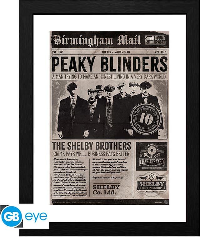 GB Eye Peaky Blinders plakat (10th Anniversary Newspaper)