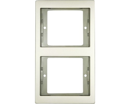 Berker 13237004 Afdekraam 2-voudig verticaal K5 RVS mat