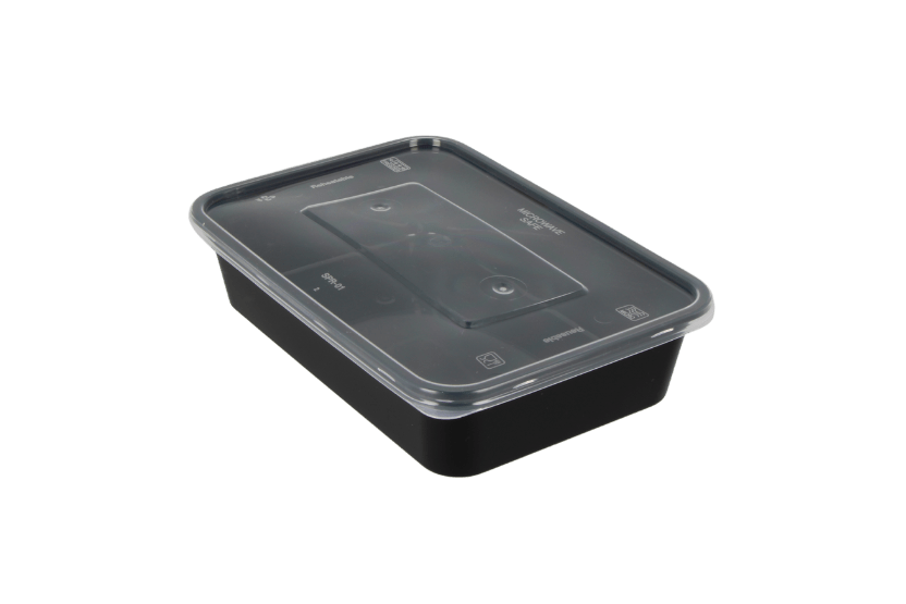 Maaltijdbak PP 500ml zwart