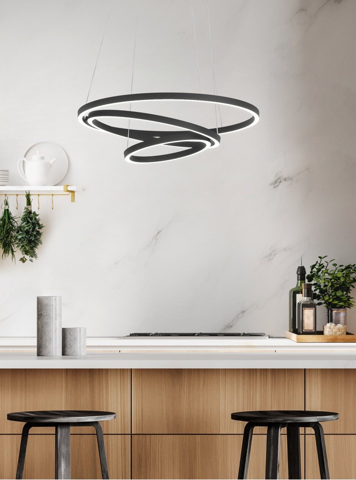 EGLO - Lobinero-Z pendel sort Ø57 - TW - Zigbee, Bluetooth