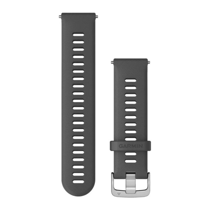 Garmin Unisex Diverse Quick Release 22 mm Strap (Silicone) Grå