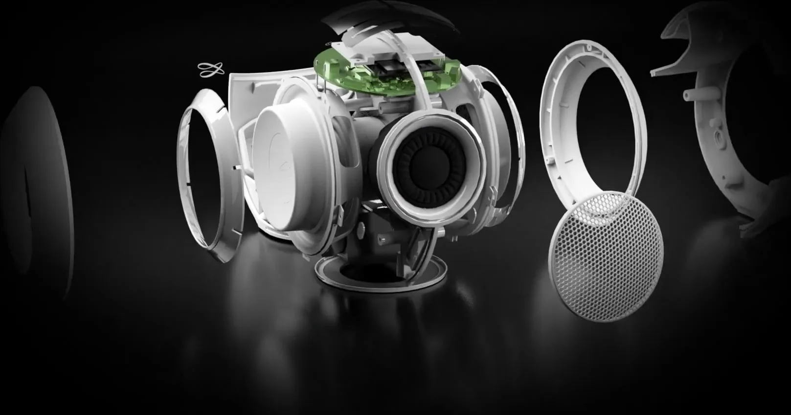 Cabasse The Pearl Myuki Blanc Enceintes Bluetooth portables