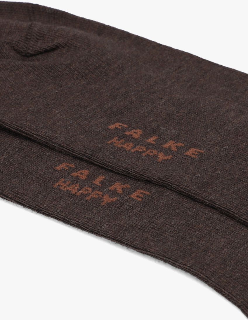 bruine falke sokken happy 2p