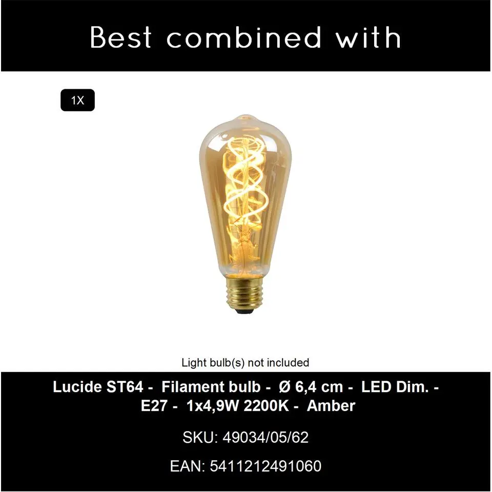 Lucide CLAIRE Wandlamp - Wit