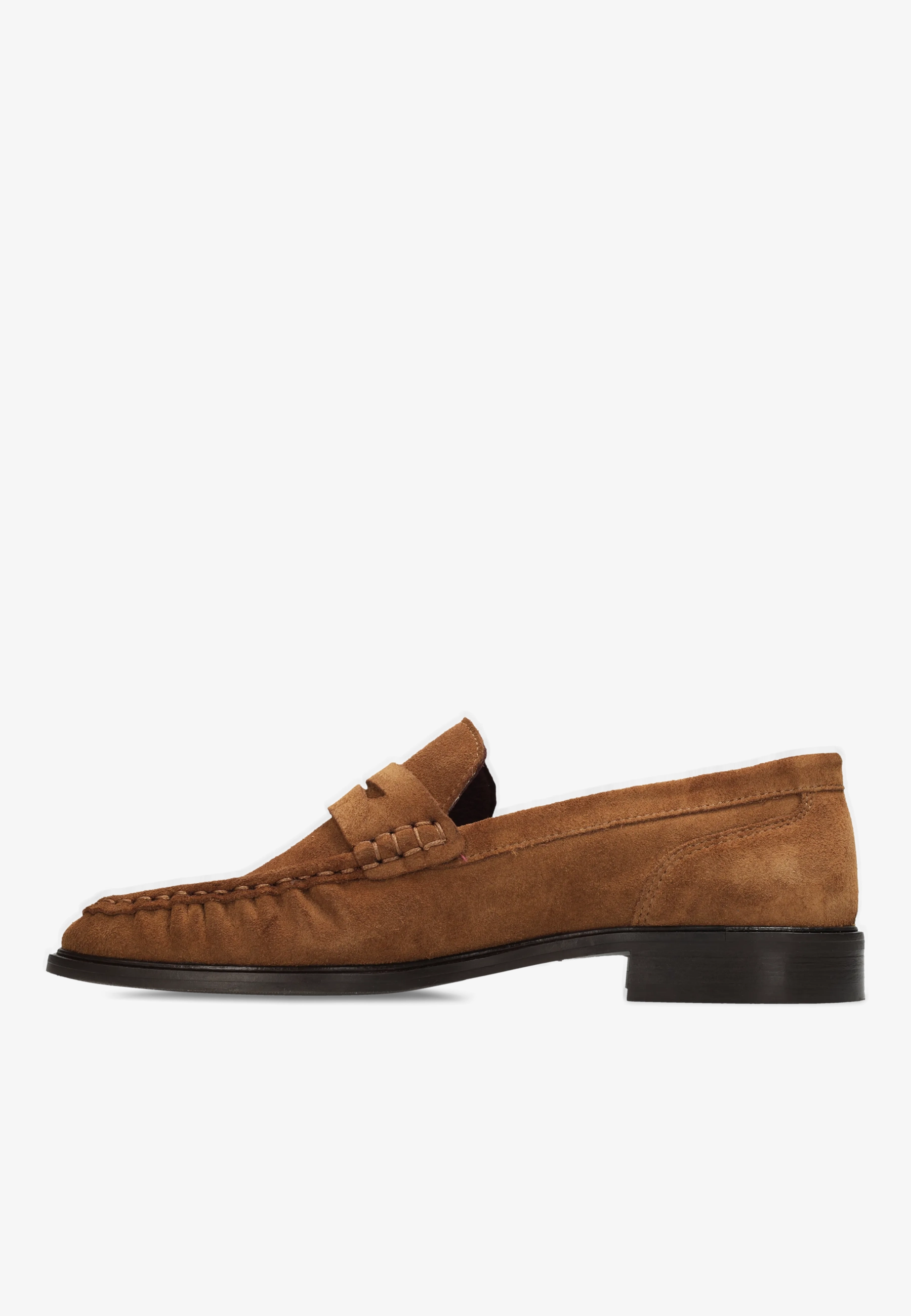 BODIL BEAU Loafer suede Cognac