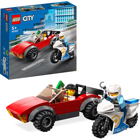 LEGO City 60392 Politimotorcykel på biljagt