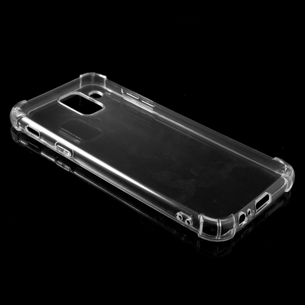 Samsung Galaxy A6 (2018) Gummi Case Hülle Air Cushion Fallschutz - Transparent