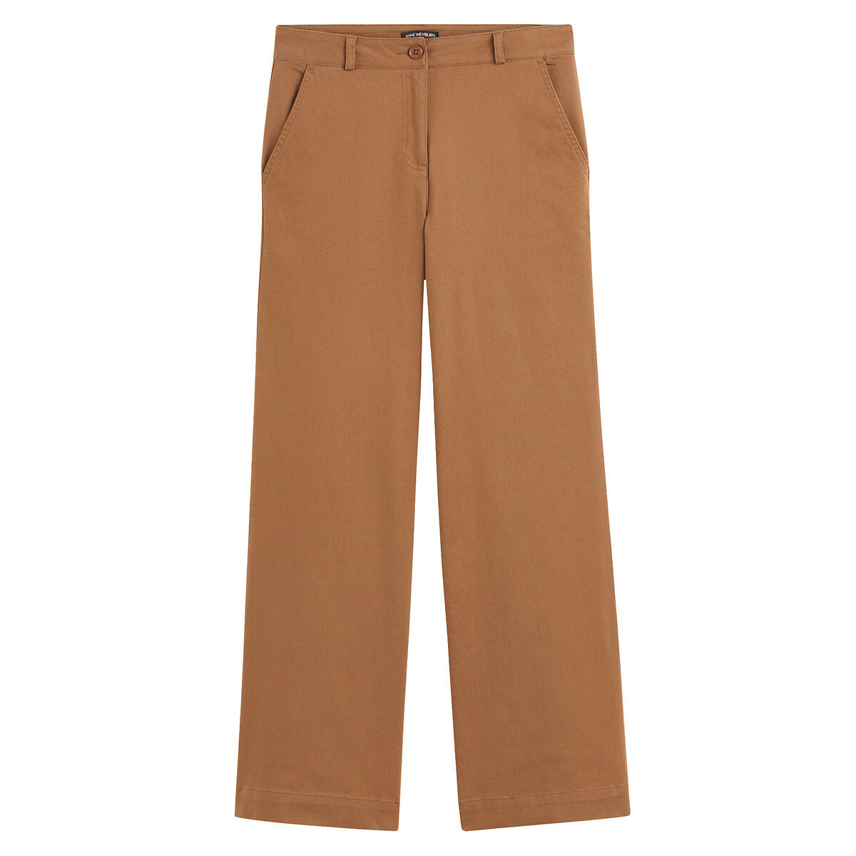 ANNE WEYBURN<br>Calças chino largas