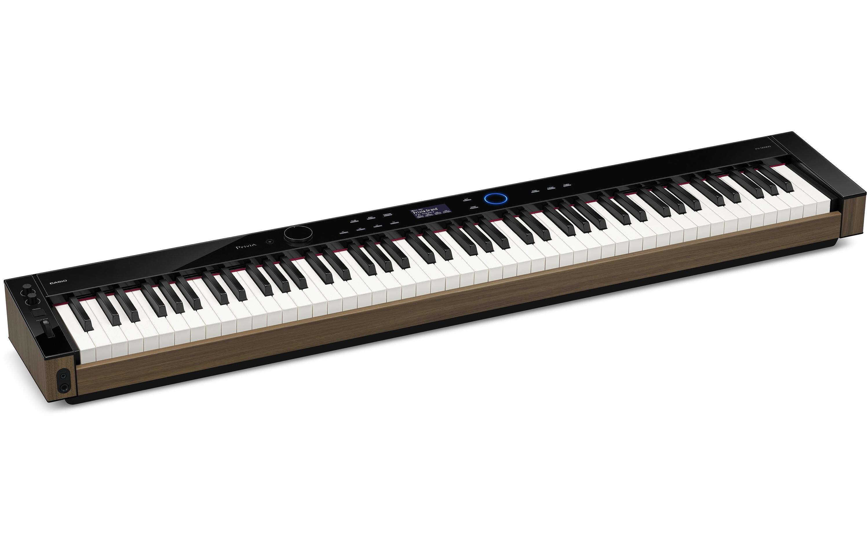 E-Piano Privia PX-S6000 – Schwarz<br>Digitalpiano mit dem authentischen Anschlag eines Flügels, innovativer Klangtechnologie und stilvollem Gehäuse mit Holzdekor