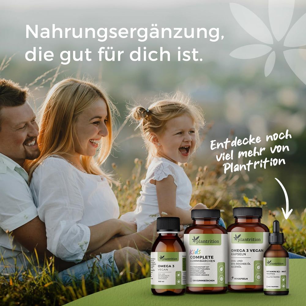 plantrition Vitamin K2 Menachinon 7 (MK-7) Tropfen